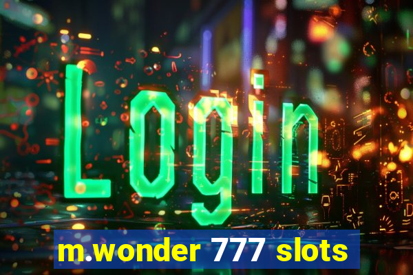 m.wonder 777 slots